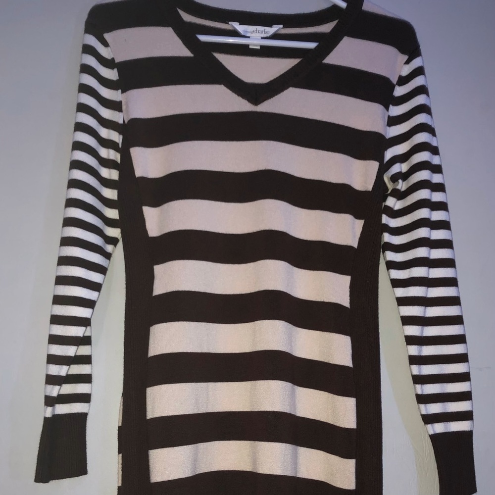 charming charlie bodycon striped dress